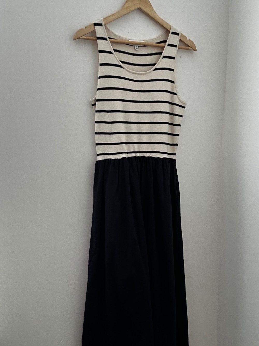 gilli striped knit midi dress
